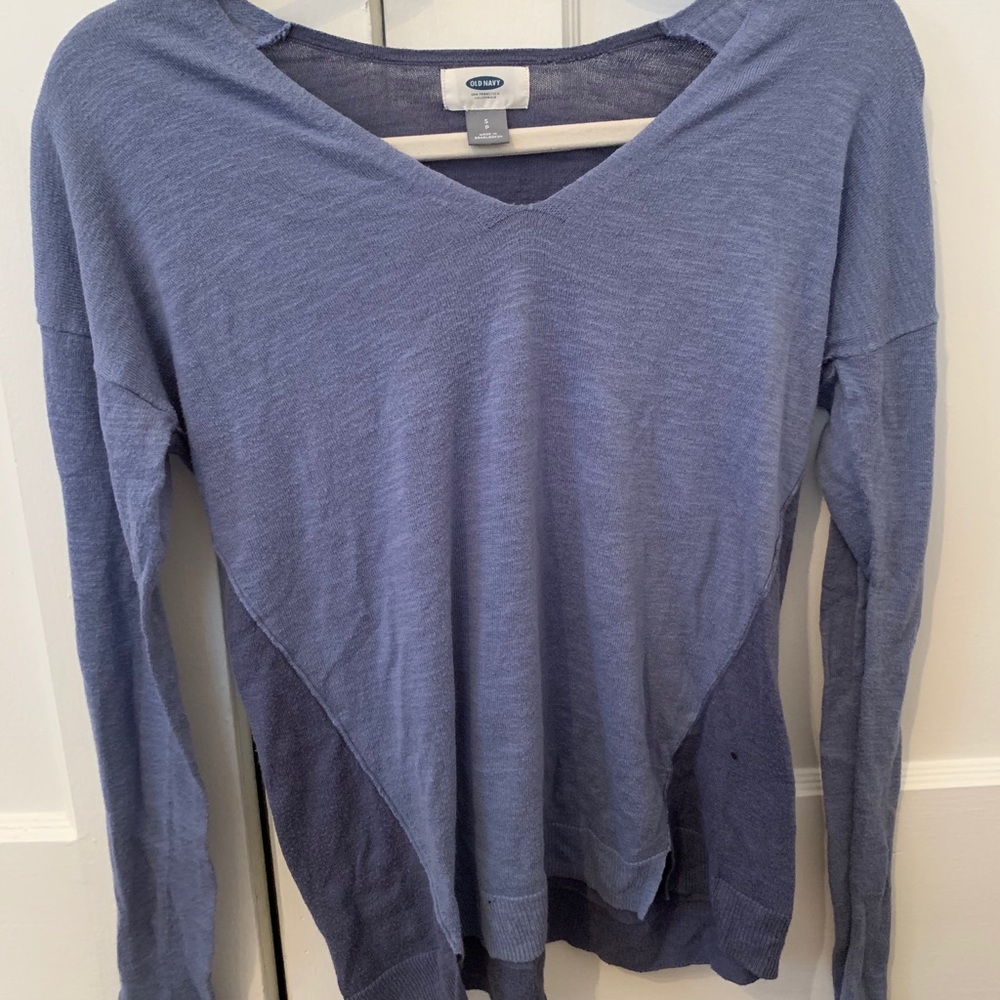 Old navy blue sweater